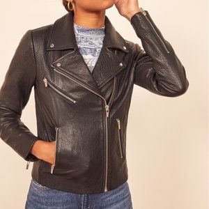 Reformation Leather Moto Jacket